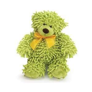  Plush Green Jada Teddy Bear with Yellow Bow 8.5 H [Toy 