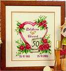 Vervaco Private Moment Wedding Sampler Counted Cross Stitch Kit 2002 