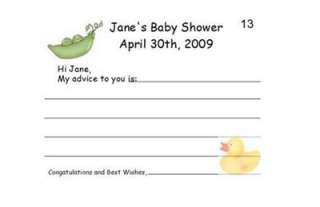 Baby Shower Scratch Off Cards 50 & 50 Advice Cards  