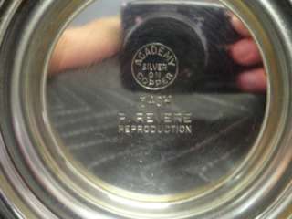 Revere Reproduction Silver on Copper Bowl S23  