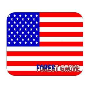  US Flag   Forest Grove, Oregon (OR) Mouse Pad Everything 