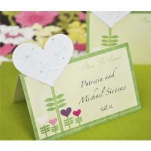  Please Be Seeded Heart Plantable Seed Place Cards (set of 