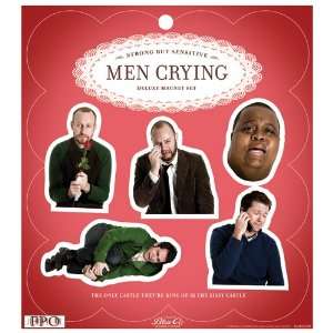  Novelty Magnet Set  Men Crying