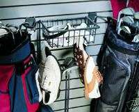Schulte Garage Storage Organizer   Golf Rack & Basket  
