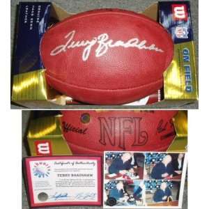  Terry Bradshaw Signed Wilson NFL Game Football
