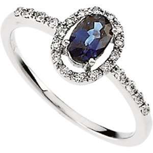  14K White Gold Diamond Semi Mount Engagement Ring Jewelry