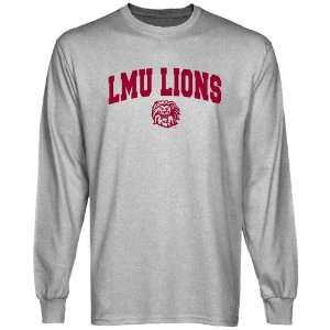  NCAA Loyola Marymount Lions Ash Logo Arch Long Sleeve T 