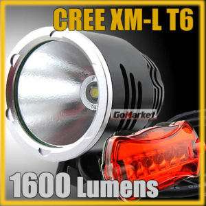 CREE XM L T6 LED 1600 Bicycle Light HeadLight headLamp  
