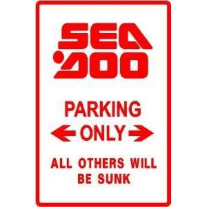  SEA DOO PARKING ONLY boat sport street sign