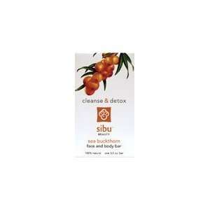 Sibu Beauty Sea Buckthorn Cleanse & Detox Facial Soap Bar, 3.5 oz (15 