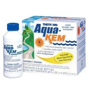 Thetford Aqua Kem Concentrate HoldingTank Deodorant 6 pk. 8oz. Bottles