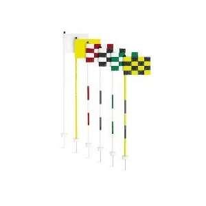  Cupless Jr. Flagstick Practice Green Marker / Solid Flag 