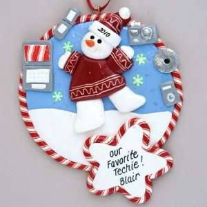   Technology Super Star Personalized Christmas Ornament