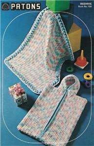 KNITTING CROCHET PATTERNS PATONS BEEHIVE FOR BABY  