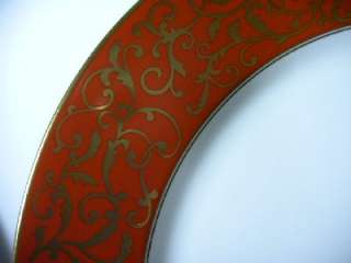 Mikasa Parchment Red Rimmed Soup Bowl New  