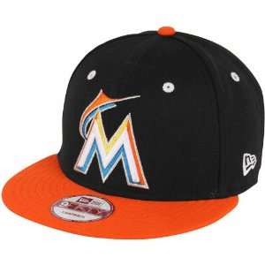   Custom 9FIFTY Snapback Adjustable Hat   Black/Orange Sports
