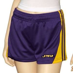 James Madison Dukes Ladies Purple Instinct Workout Shorts  