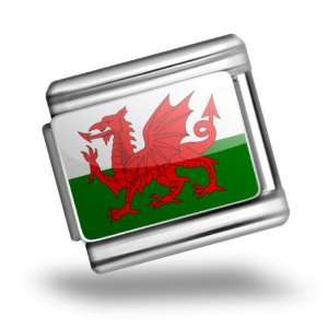  Italian Charms Original Wales (Cymru) Flag region United 