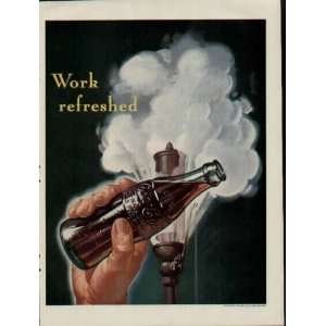  Work Refreshed  1941 Coca Cola Ad, A2336 