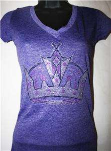 BLING LA KINGS Studded Tee NHL Playoff All Sizes/Colors  