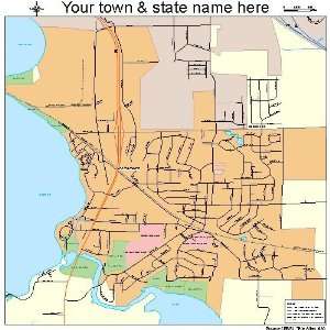  Street & Road Map of McFarland, Wisconsin WI   Printed 