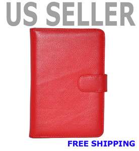 SAMSUNG GALAXY TAB P1000 7 PU LEATHER Case W/ Buckle Protective Cover 