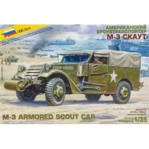   M3 Armoured Scout Car w/Canvas (Plastic Model Vehicle) Toys & Games