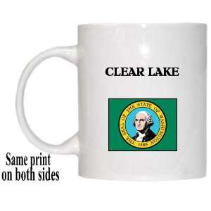  US State Flag   CLEAR LAKE, Washington (WA) Mug 