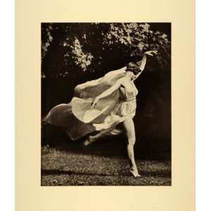  1937 Print Arnold Genthe Anna Duncan Dancer Dancing 