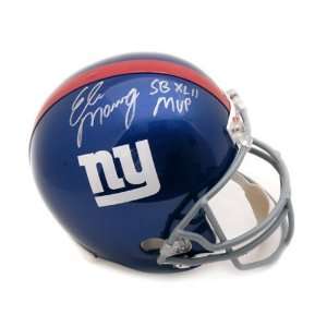  Autographed Helmet  Details New York Giants, Super Bowl XLII MVP 