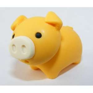  Orange Pig Japanese Animal Erasers. 2 Pack Toys & Games