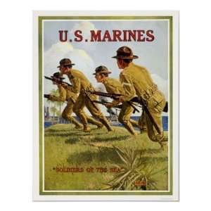  Marines   Soldiers of the sea Print