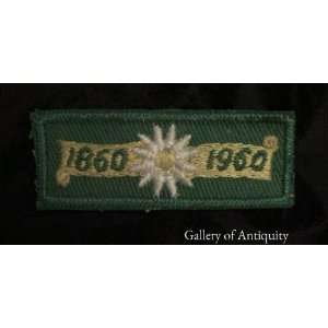 Girl Scout 90th Anniversary Patch   1860 to 1950 Vg condition. 6.5 mm 