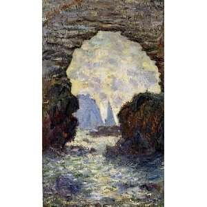   Seen through the Porte dAumont, by Monet Claude