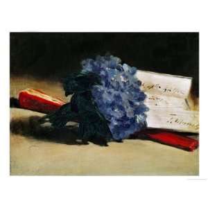  The Bunch of Violets, 1872 Giclee Poster Print by Édouard 