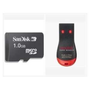 SanDisk 1 GB MicroSD Card (Retail Package) + MobileMate Micro MicroSD 