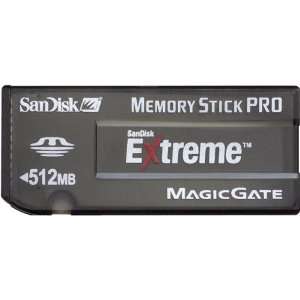  Sandisk 512MB EXTREME MEMORY STICK PRO (SDMSPX 512 786 
