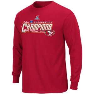 San Francisco 49ers Red 2011 NFC Conference Champions Supremacy II 