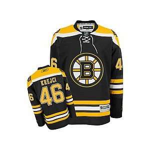  Reebok Boston Bruins David Krejci Premier Home Jersey 