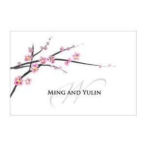  Cherry Blossom Favor Cards 12 ct. Large   Wedding Favors 