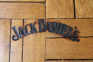 L366 RARE VINTAGE NR JACK DANIELS OLD NO 7 OAK BARREL CUSTOM TABLE 