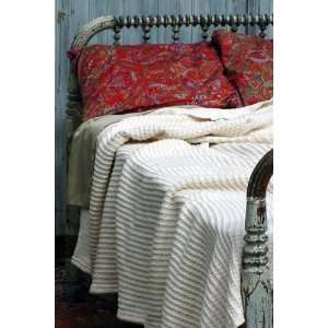  Rib 100% Cotton Blanket Made in US by Brahms Mount 