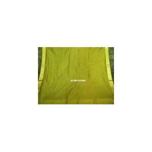  Olive Green Sari (Saree) Indian Fabric Wrap Dress 