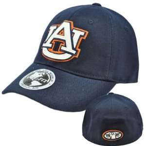 Auburn Tigers University Applique Patch Hat Cap NCAA Flex Fit Stretch 