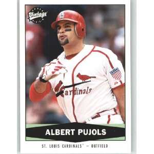 2004 Upper Deck Vintage #1 Albert Pujols   St. Louis Cardinals 
