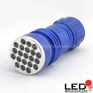 Crime Scene BLUE LED Flashlight 455 460 nM 3 AAA Torch  