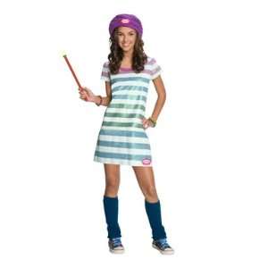  Wizards of Waverly Place Alex Striped Girl Costume Toys & Games