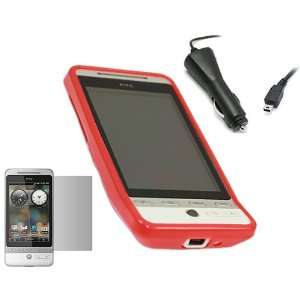  ProGel TRIO RED Soft GEL Case/Cover/Skin, LCD Screen/Scratch 