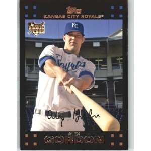  2007 Topps RED BACK #634 Alex Gordon RC   Kansas City 