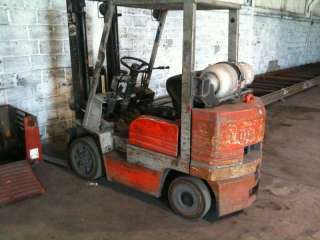 Toyota 5000lbs Propane Fork Lift Truck Forklift 5FGC25 LPG for Parts 